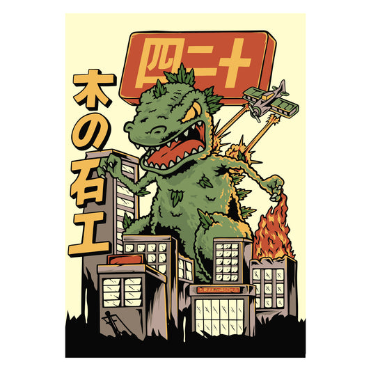 Nugzilla A3 Art Print