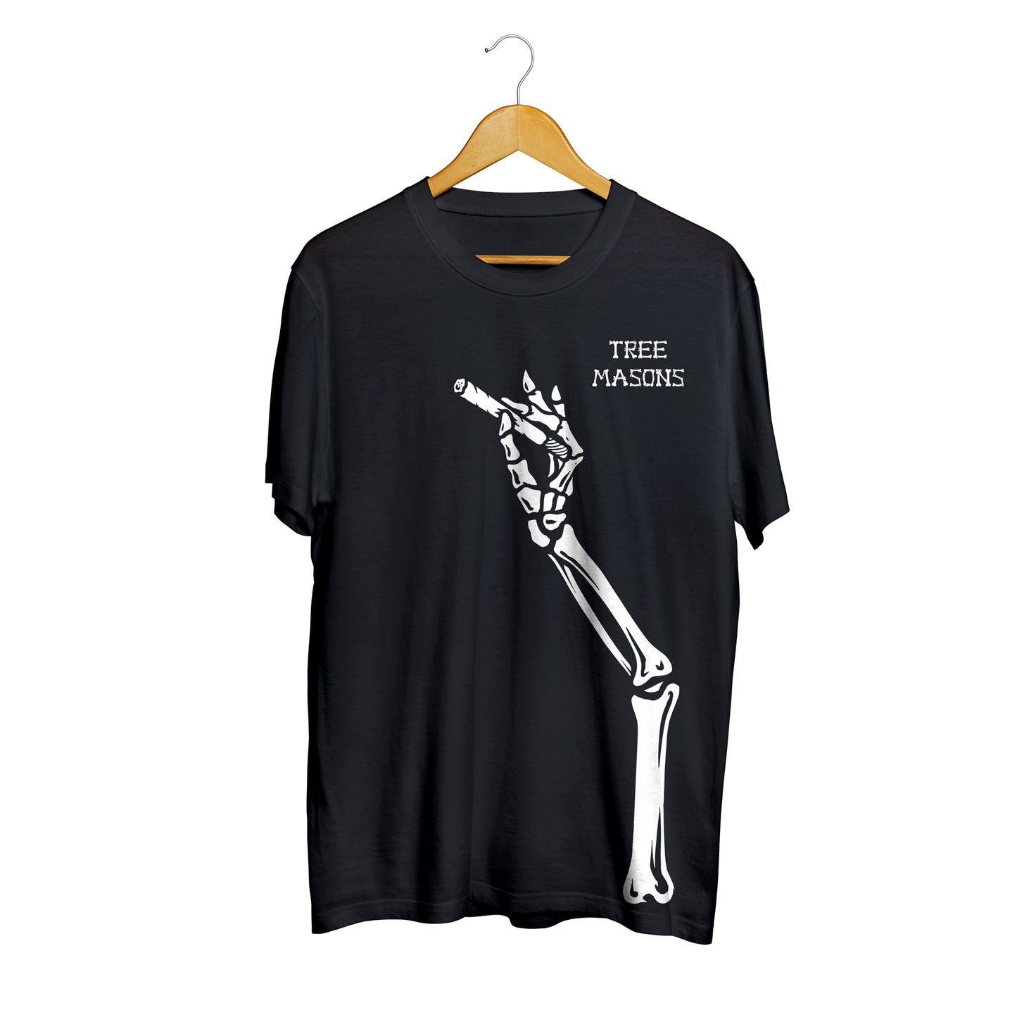 Skeleton arm t-shirt black