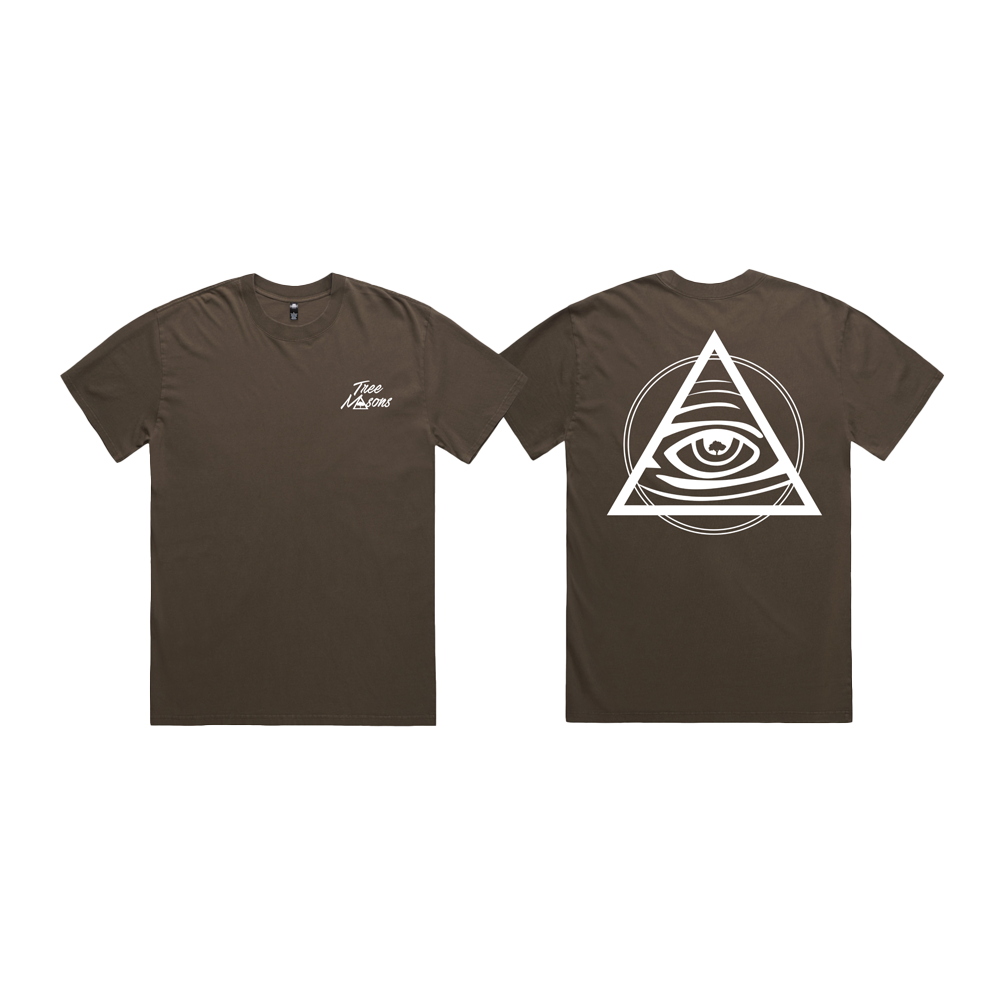 Heavy Weight Essential T-shirt Brown