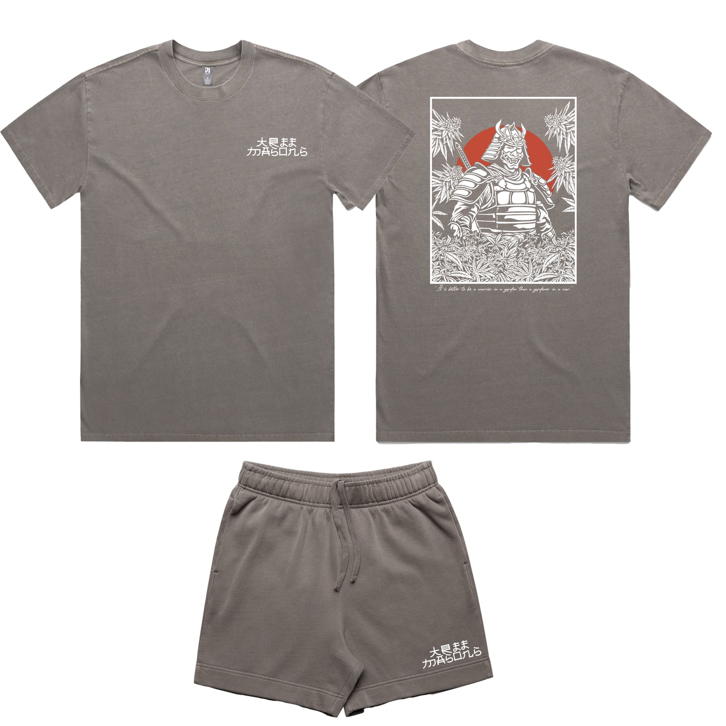 Heavyweight Oversized T-shirt & Shorts Set