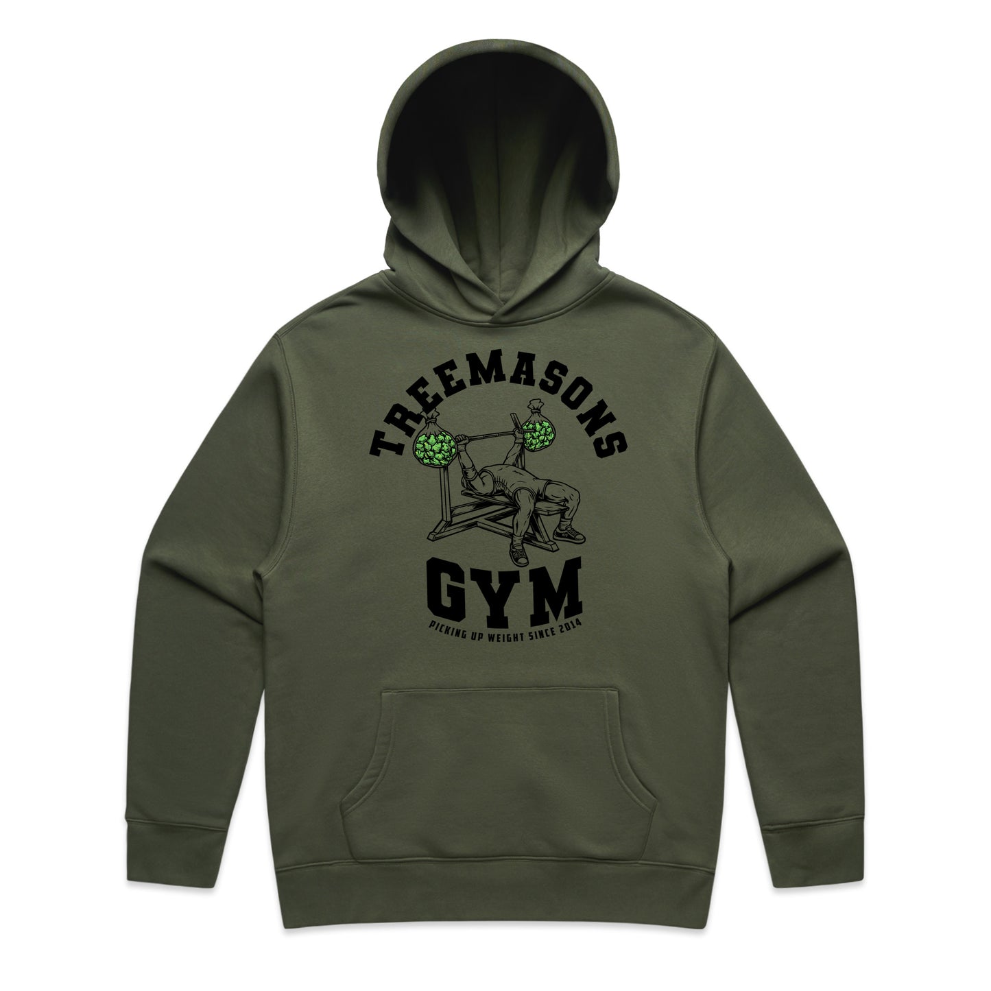 Gym Hoodie (Cypress Green)