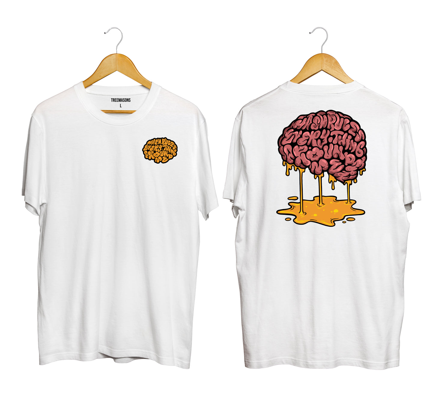 Hream Brain T-shirt (white)