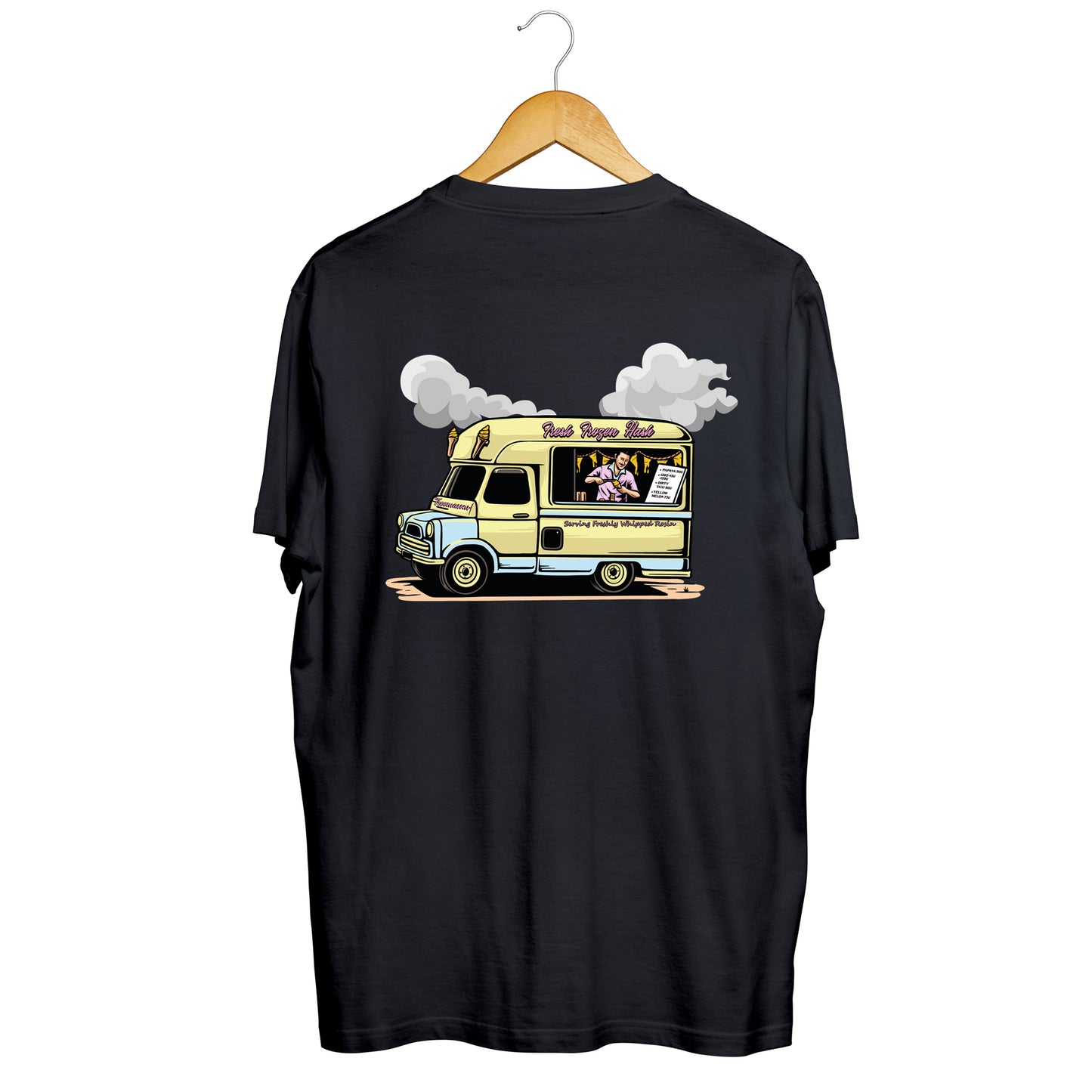 Ice Hream Van T-shirt (black)