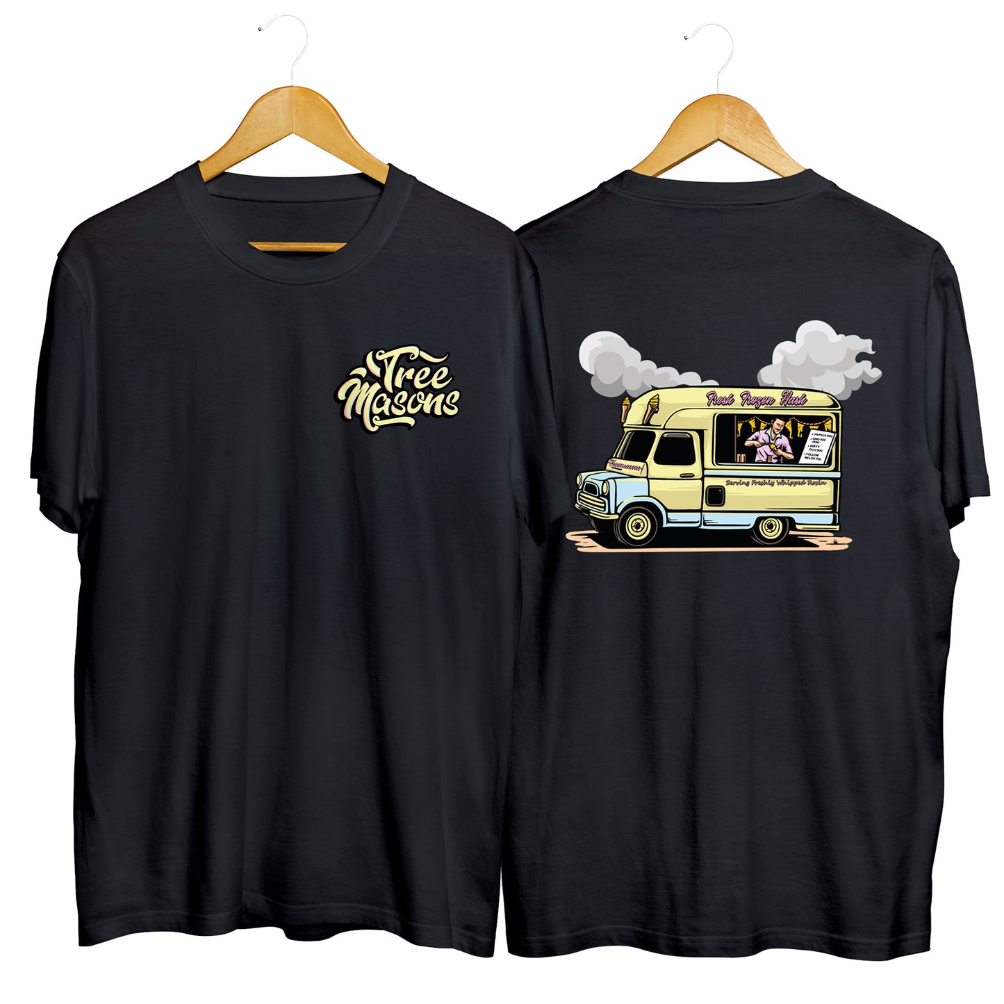 Ice Hream Van T-shirt (black)