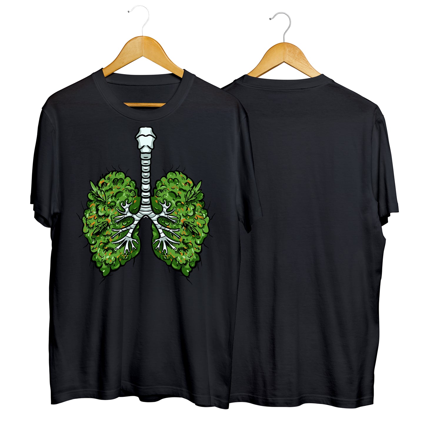 Green Lungs T-shirt (Black)