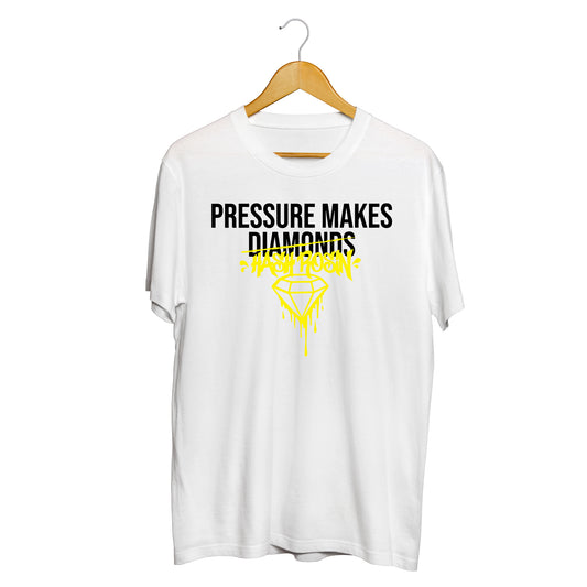 Pressure Makes t-shirt (white)