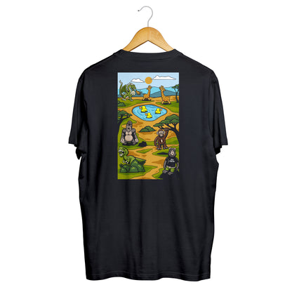 Glass Safari t-shirt (black)