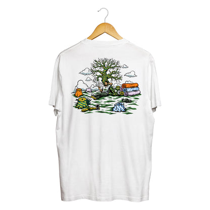 Riptip x Treemasons Lumberjack T-shirt White