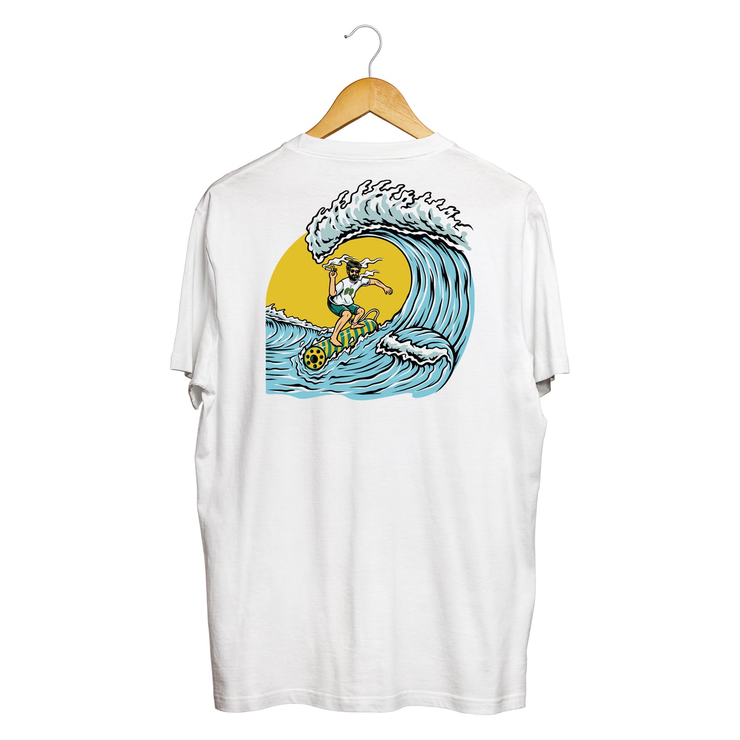 Riptip x Treemasons Surf T-shirt White