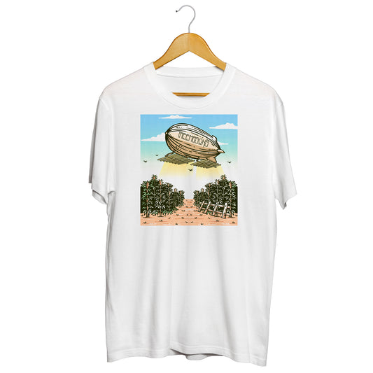 Light-emitting diode zeppelin t-shirt (white)